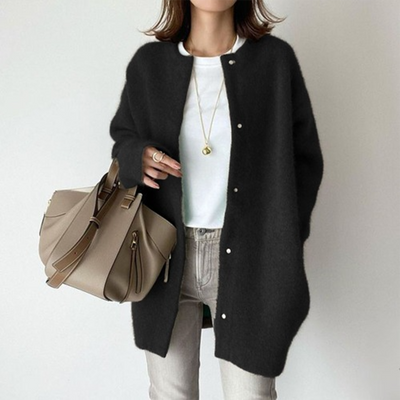 Elegante Damen-Wolljacke – Weicher und hochwertiger Mantel für stilvolle Outfits