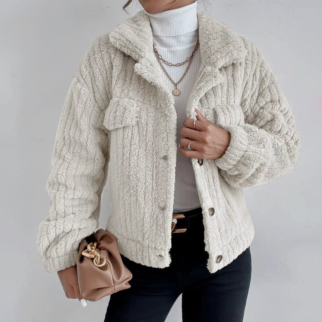 Teddyjacke | Kuschelig weich | Trendiger Oversize-Look
