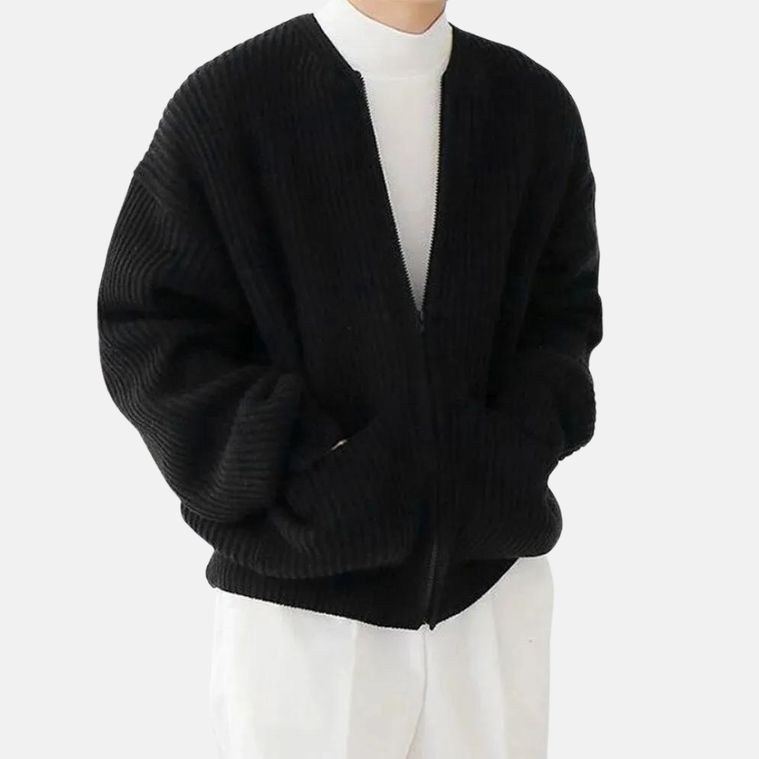 Strickjacke mit entspanntem Schnitt für Herren