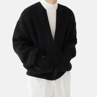 Strickjacke mit entspanntem Schnitt für Herren