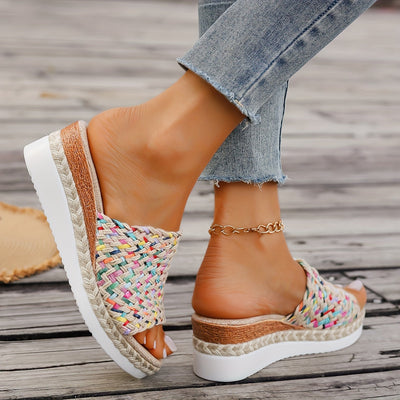 Aurelya™ – Damen Plateau Sandalen mit Bohemian Stil und Komfort