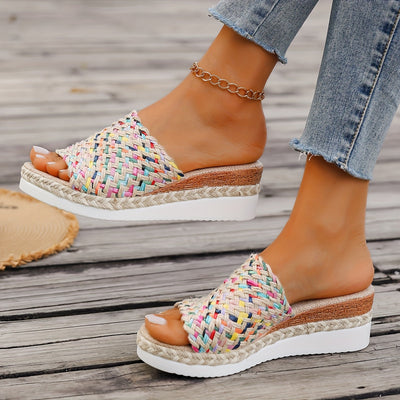Aurelya™ – Damen Plateau Sandalen mit Bohemian Stil und Komfort