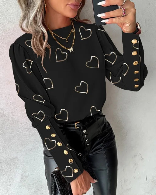 Charlotte® | Damenbluse mit Knopfverschluss