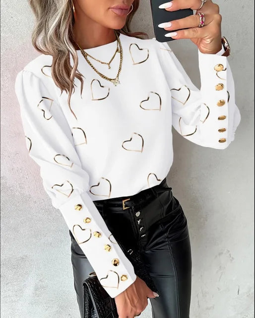 Charlotte® | Damenbluse mit Knopfverschluss