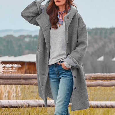 Damen Herbstmantel Elegant Warm