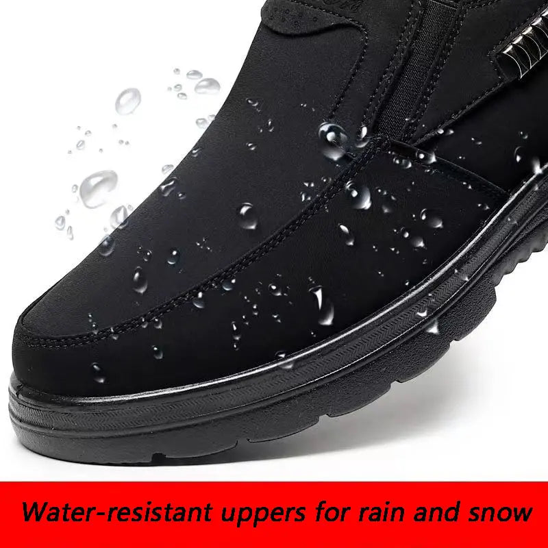 Herren Orthopädische Winter Lederstiefel mit Warmfutter