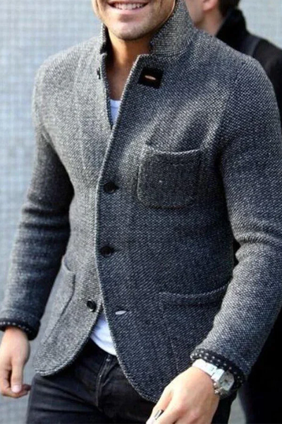 Herren Daunen Blazer | Elegant und Warm | Knopfleiste