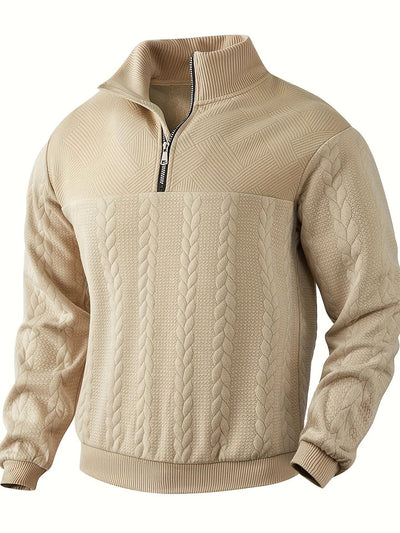Warmer Herren-Strickpullover aus Wolle für den Winter