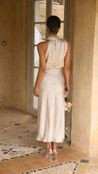 GlanzKleid™ – Damen Kleid mit Schimmerndem Stoff