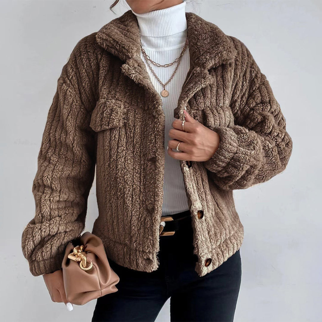 Teddyjacke | Kuschelig weich | Trendiger Oversize-Look