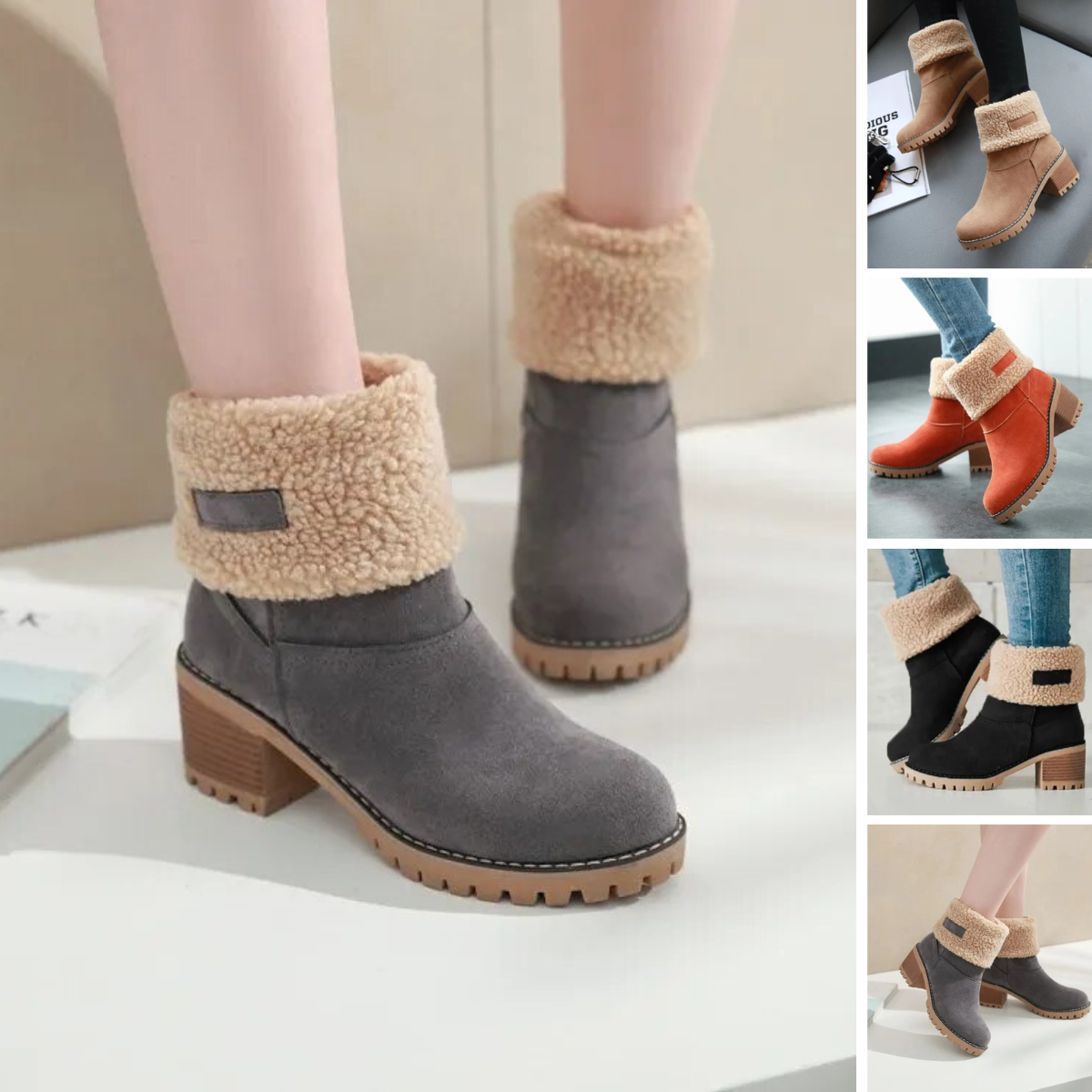 Bequeme Winter Stiefel Mit Baumwolle Für Damen | Perfekt für Outdoor-Aktivitäten