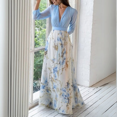 Tonette - Atemberaubendes Blumen Maxikleid