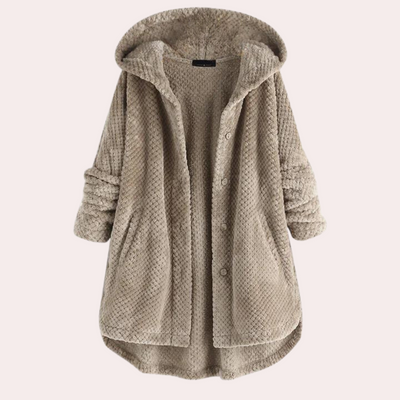 Teddyjacke mit Kapuze | Extra weich | Lässiger Oversize-Stil