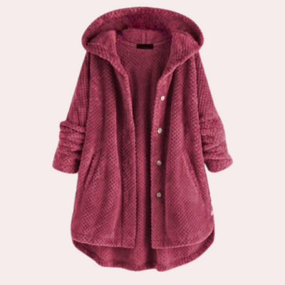 Teddyjacke mit Kapuze | Extra weich | Lässiger Oversize-Stil