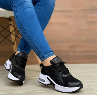 Damen Freizeit Sneaker Bequem Modern