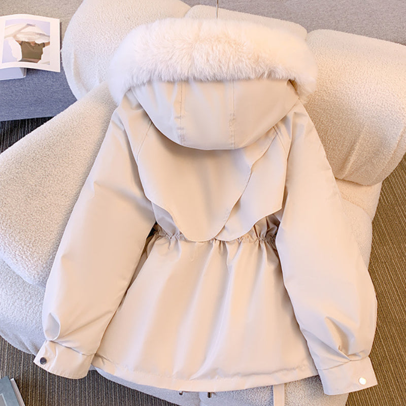 Damen Wintermantel Elegant Warm Wasserdicht