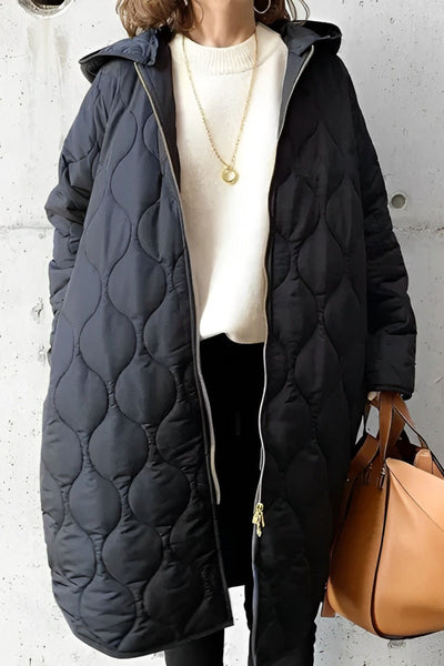 Damen Winter Parka-Mantel mit Kapuze - Warm & Wasserdicht