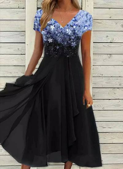 Carmela™ – Damen Abendkleid Lang aus Leichtem Seidenmusselin Elegant & Bequem