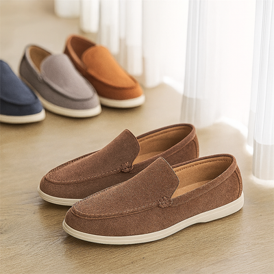 Bruno Classic Wildleder-Loafer – Handgefertigte Herren-Slipper