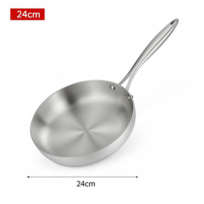 Cuisaro | Edelstahl-Bratpfanne für Induktion und Gas