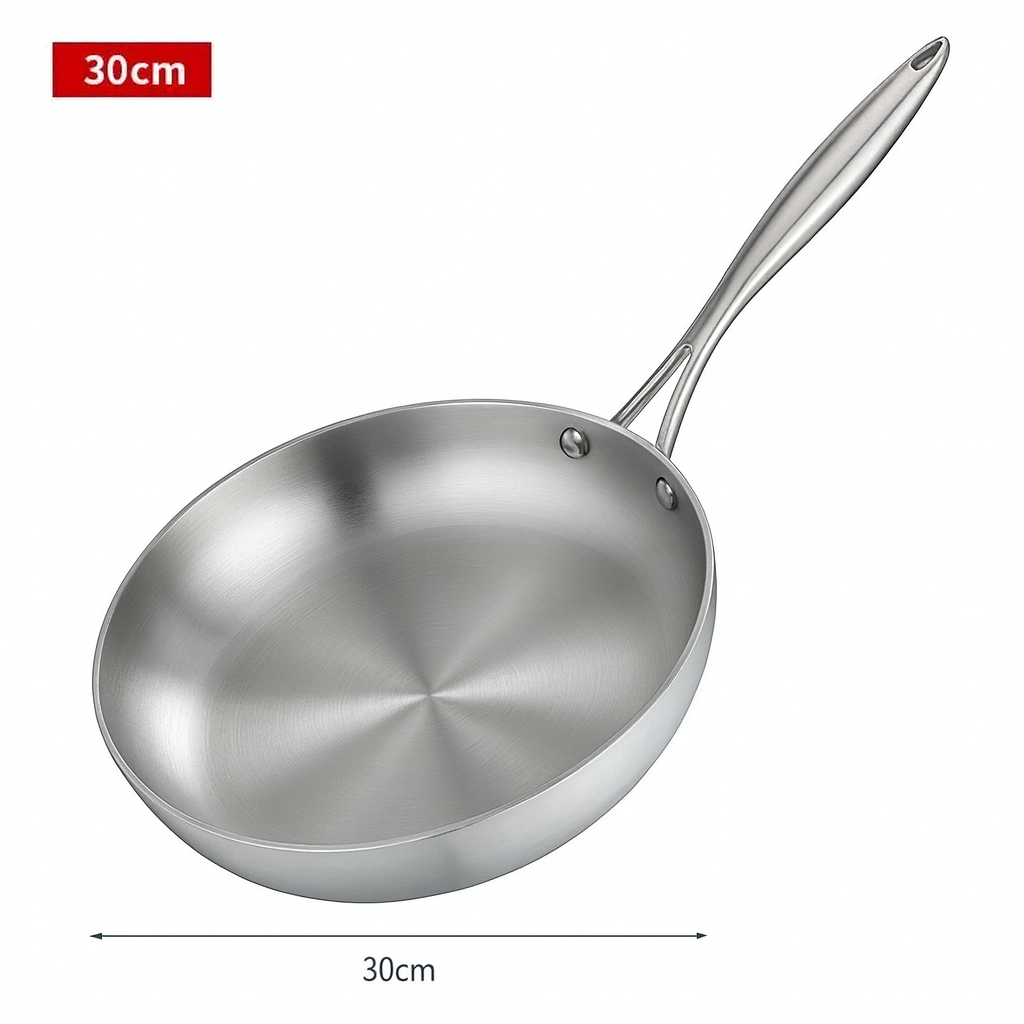 Cuisaro | Edelstahl-Bratpfanne für Induktion und Gas