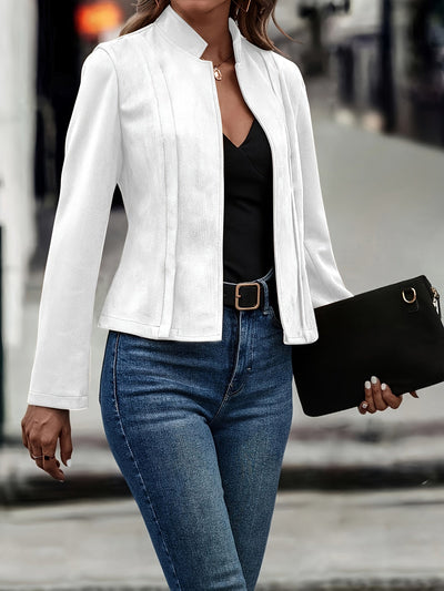 ClassyBelle™ – Elegante Damen Kurzjacke mit modischem Stehkragen