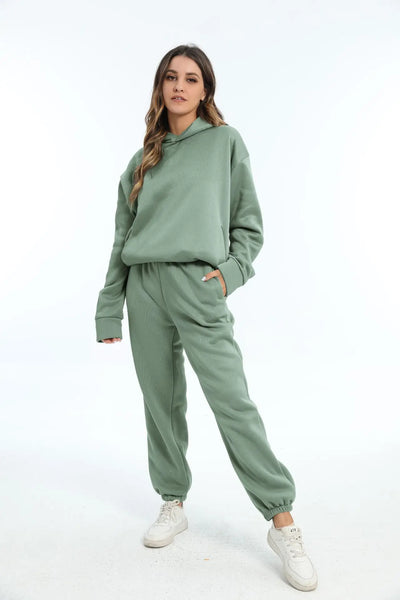 ComfyBlend™ – Hoodie & Jogginghose Set für Damen