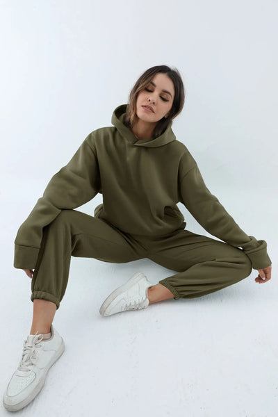 ComfyBlend™ – Hoodie & Jogginghose Set für Damen