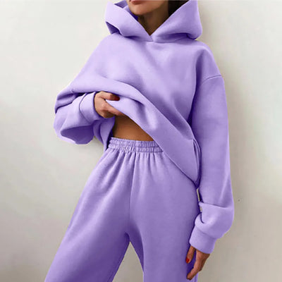 ComfyBlend™ – Hoodie & Jogginghose Set für Damen