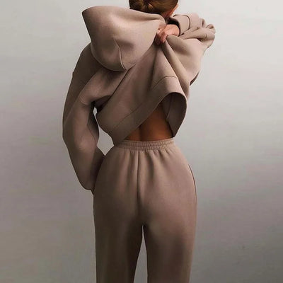 ComfyBlend™ – Hoodie & Jogginghose Set für Damen