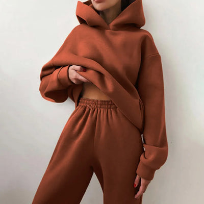 ComfyBlend™ – Hoodie & Jogginghose Set für Damen