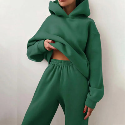 ComfyBlend™ – Hoodie & Jogginghose Set für Damen