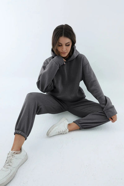 ComfyBlend™ – Hoodie & Jogginghose Set für Damen