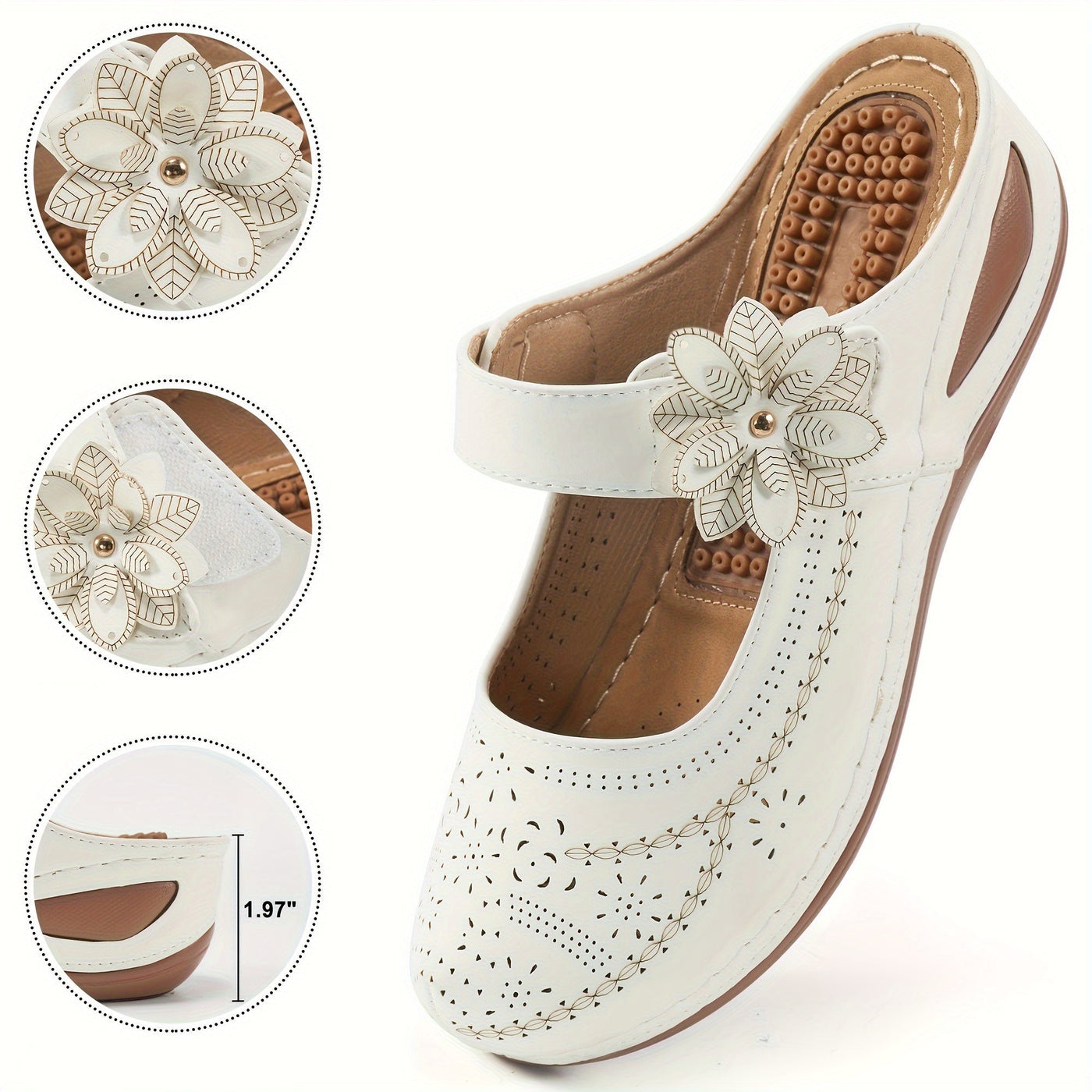ComfyBloom™ – Elegante Damen Pantoletten mit Blumenmuster