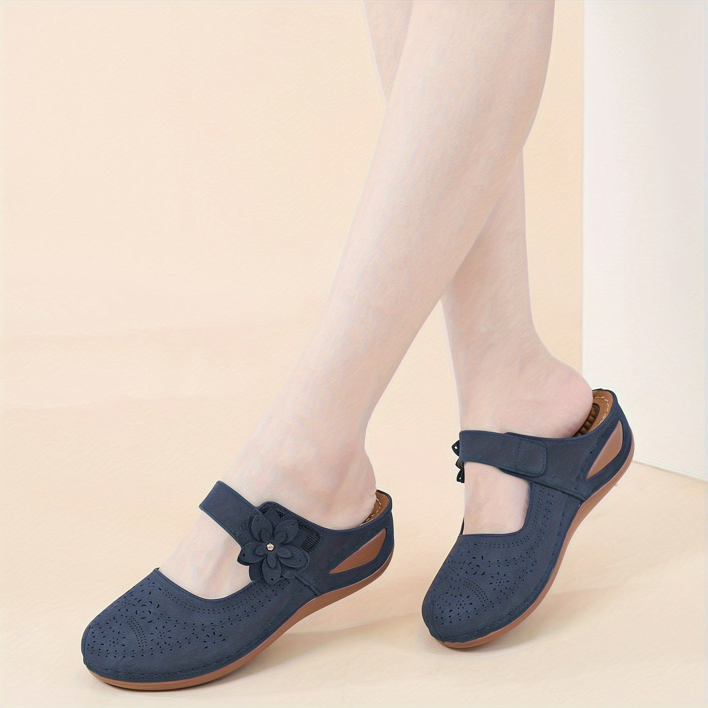 ComfyBloom™ – Elegante Damen Pantoletten mit Blumenmuster