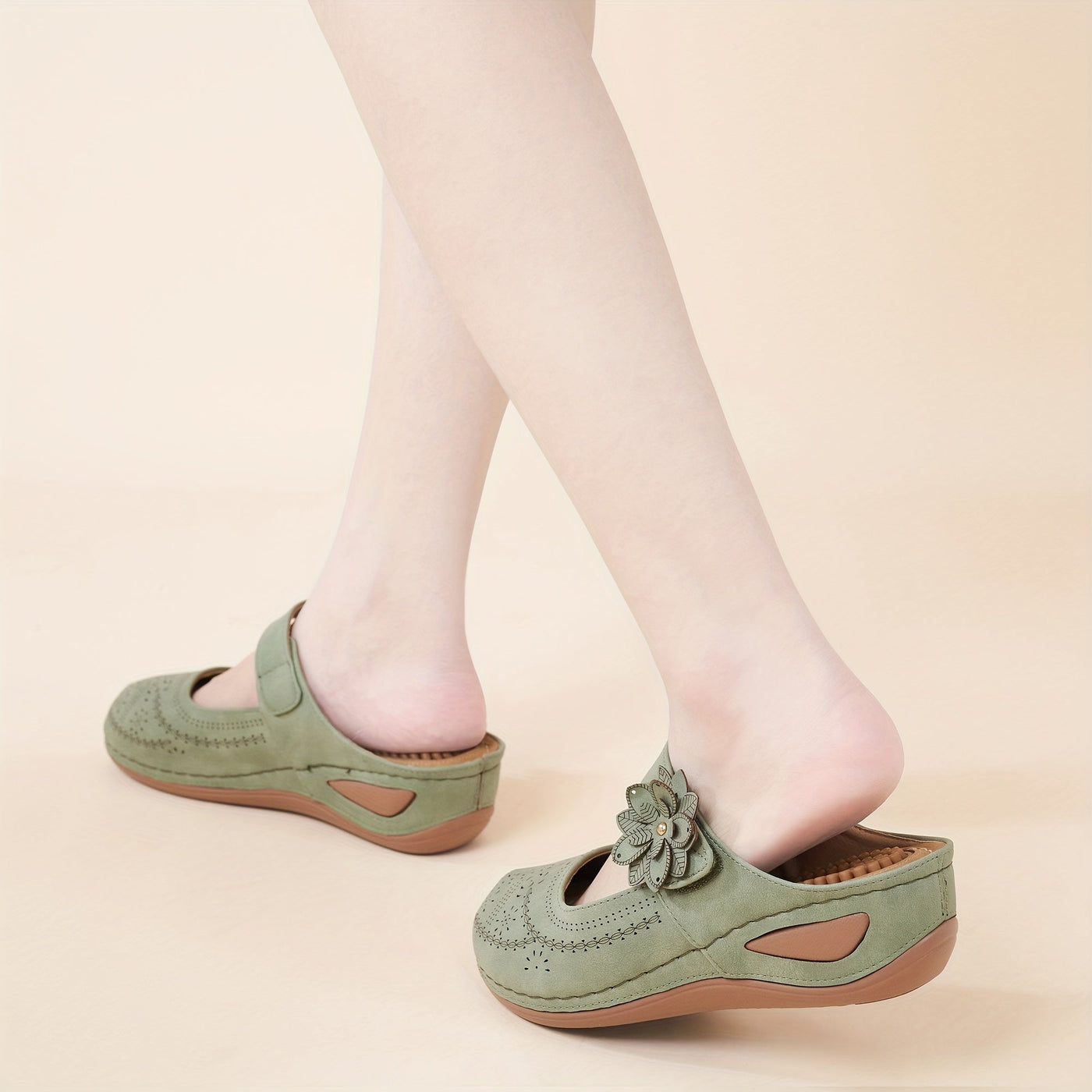 ComfyBloom™ – Elegante Damen Pantoletten mit Blumenmuster