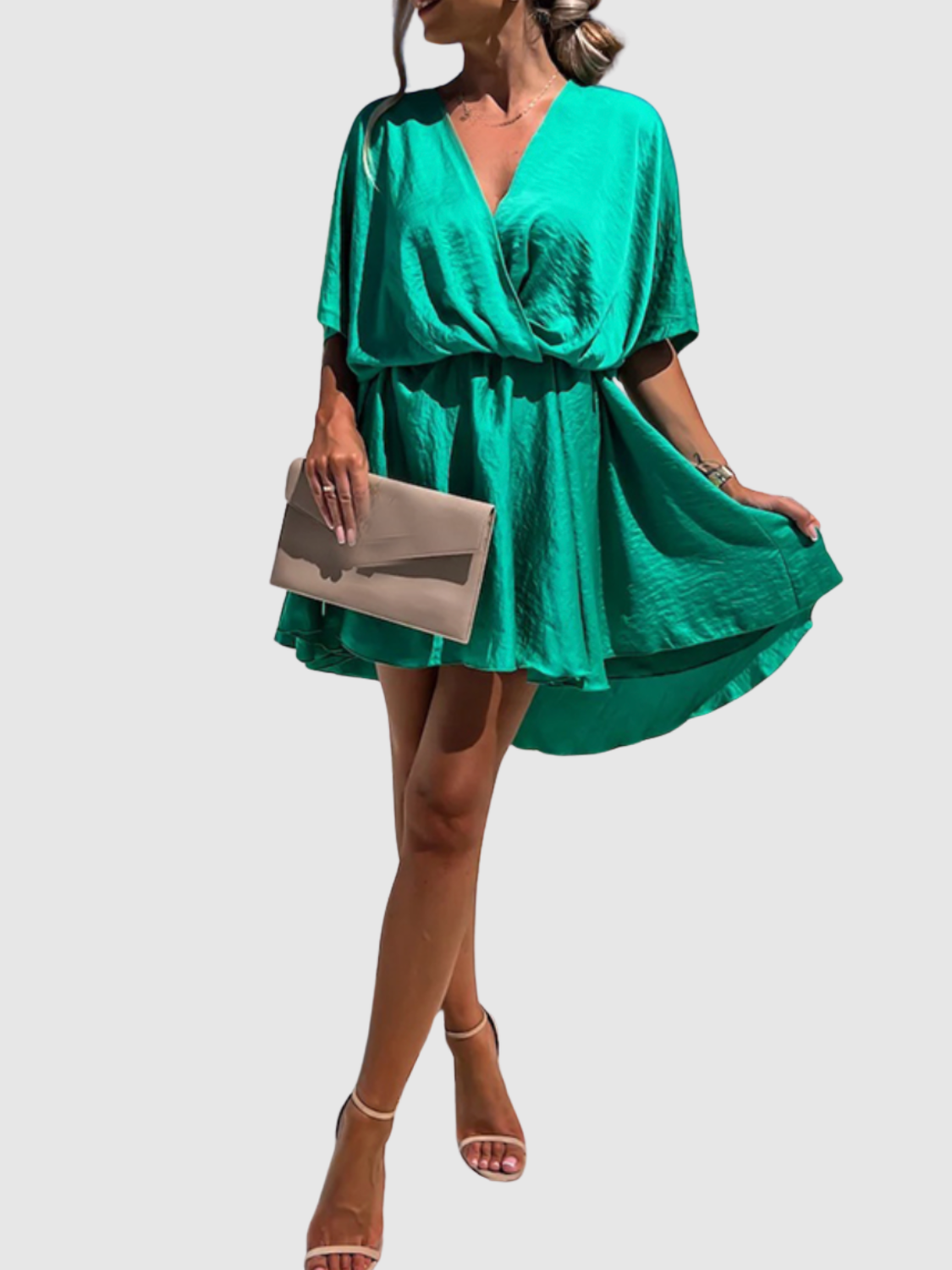 Vaelina – Elegantes Sommerkleid im Kreuzdesign für Frauen
