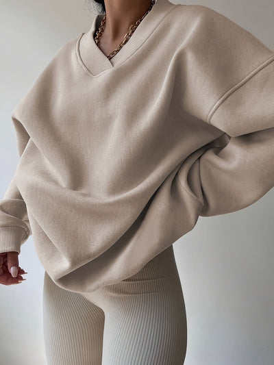 CozyChic™ – Stylischer Damen Pullover mit V-Ausschnitt