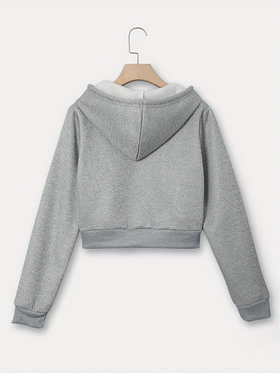 CozyCrop™ – Stylische Damen Kapuzenjacke mit praktischem Zipper