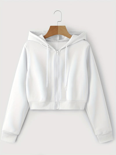 CozyCrop™ – Stylische Damen Kapuzenjacke mit praktischem Zipper