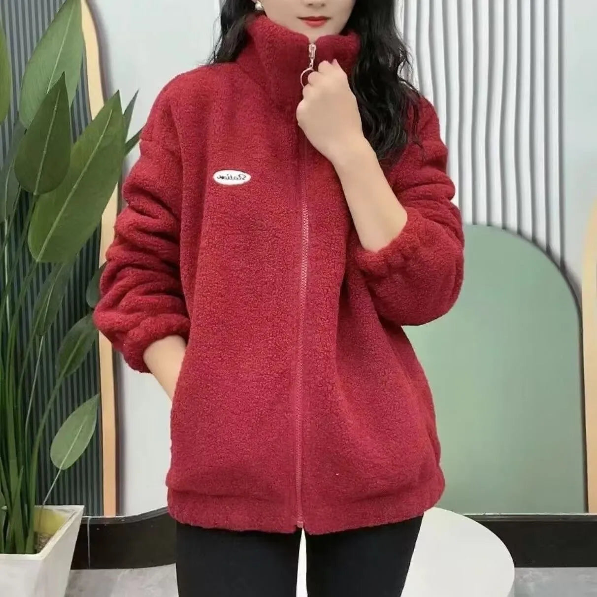 Daniela - Warmer Winter Fleece Jacket für Damen
