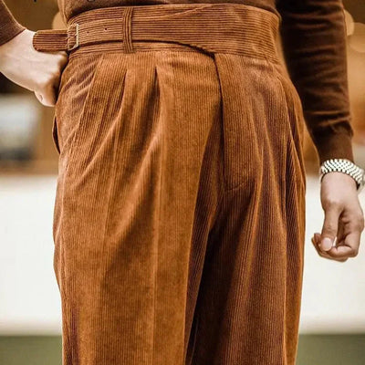 Herren Vintage Cord Hose im Retro-Schnitt