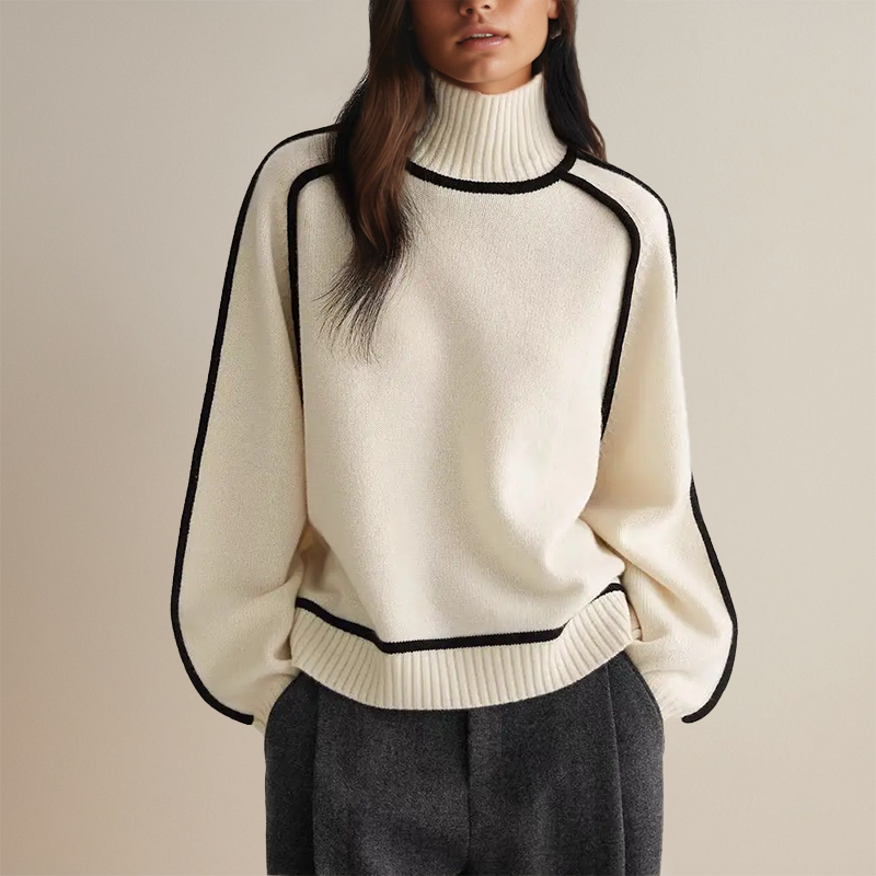 Damen Warmer Rollkragenpullover für Winter | Weich und Kuschelig