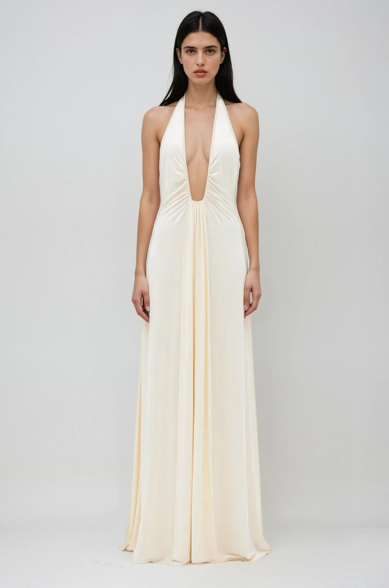 ALTHEA – Cupro Maxikleid