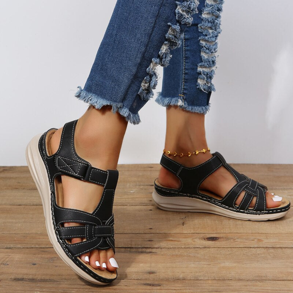 Damen Bequeme Plattform-Sandalen | Outdoor Sommerschuhe