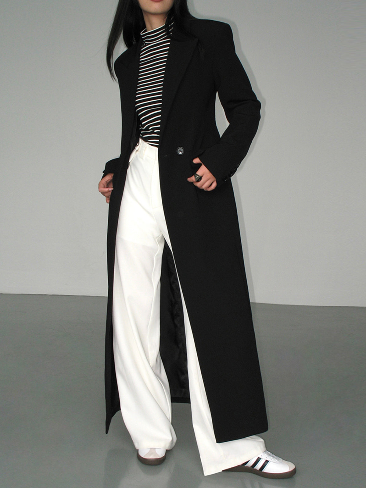 Damen Blazer Mantel Regular Fit