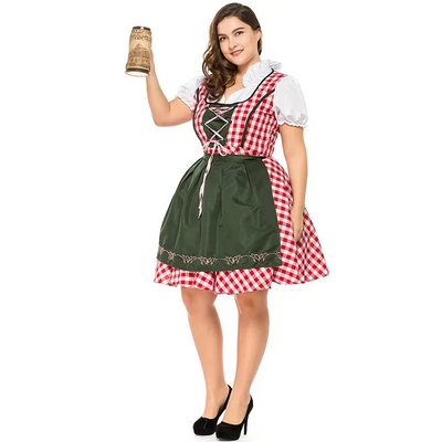 Damen Festliches Kleid mit Verspieltem Schleifenverschluss und Eleganter Stickerei