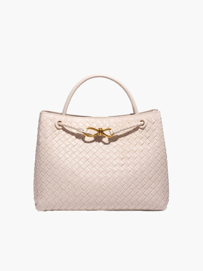 Damen Handtasche Gewebt Strukturierte Eleganz