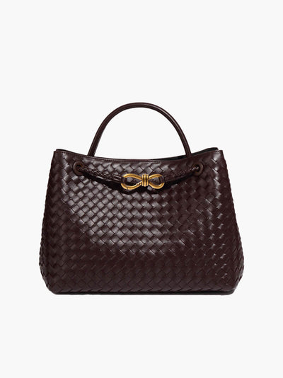 Damen Handtasche Gewebt Strukturierte Eleganz