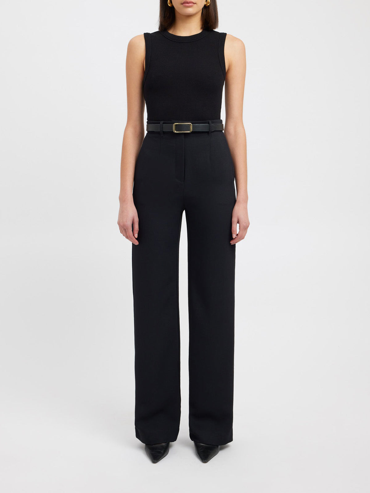 Damen Hosen Gerade Mit Taschen Business Casual